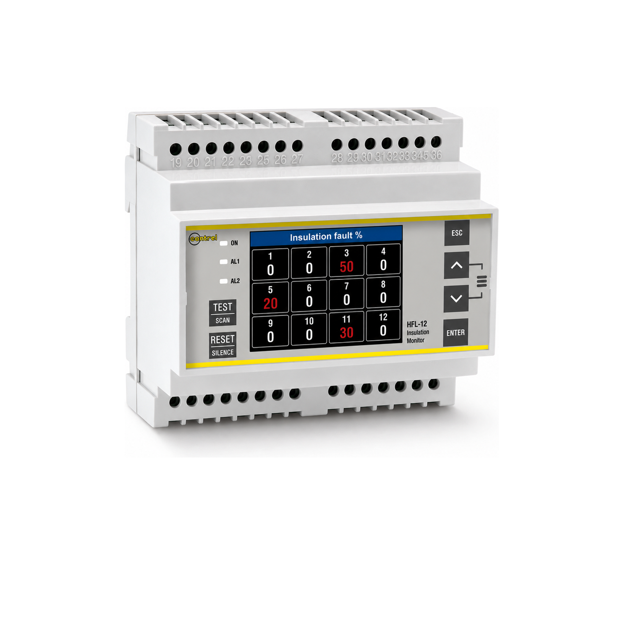 HFL-12: fast and accurate insulation fault location for up to 12 circuits