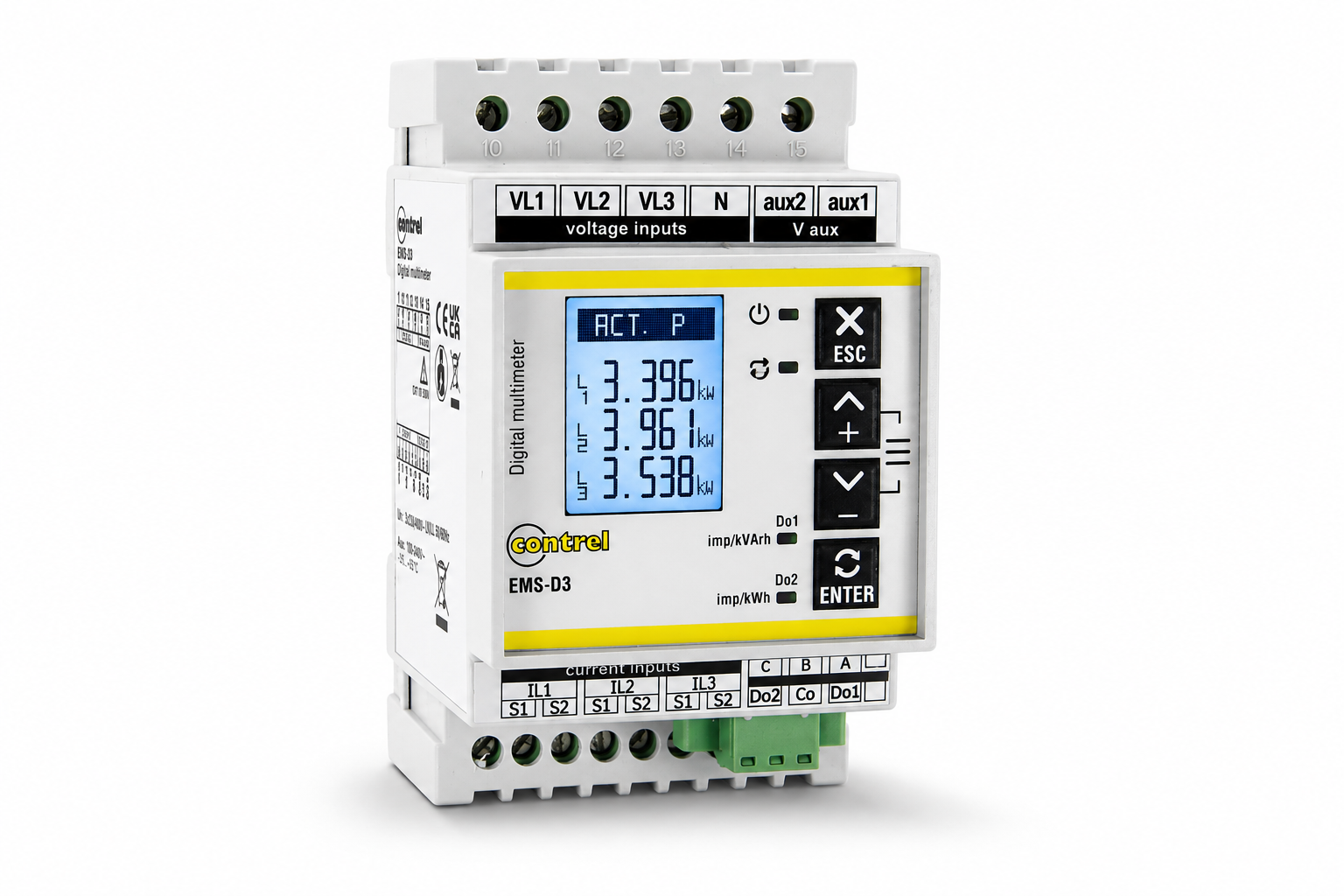 EMS-D3: new compact multifunction digital multimeter for electrical monitoring